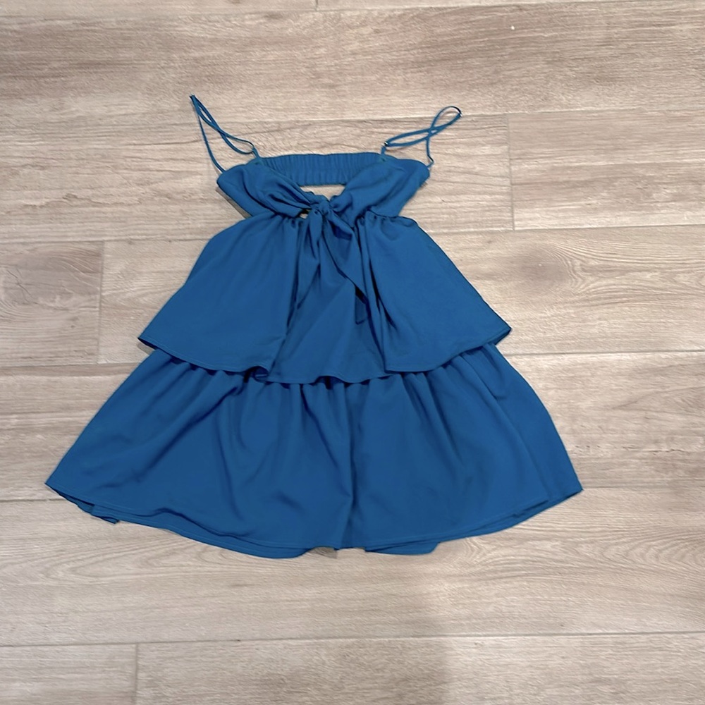 Lucy In the Sky Irena Ruffle Dress Size XS
